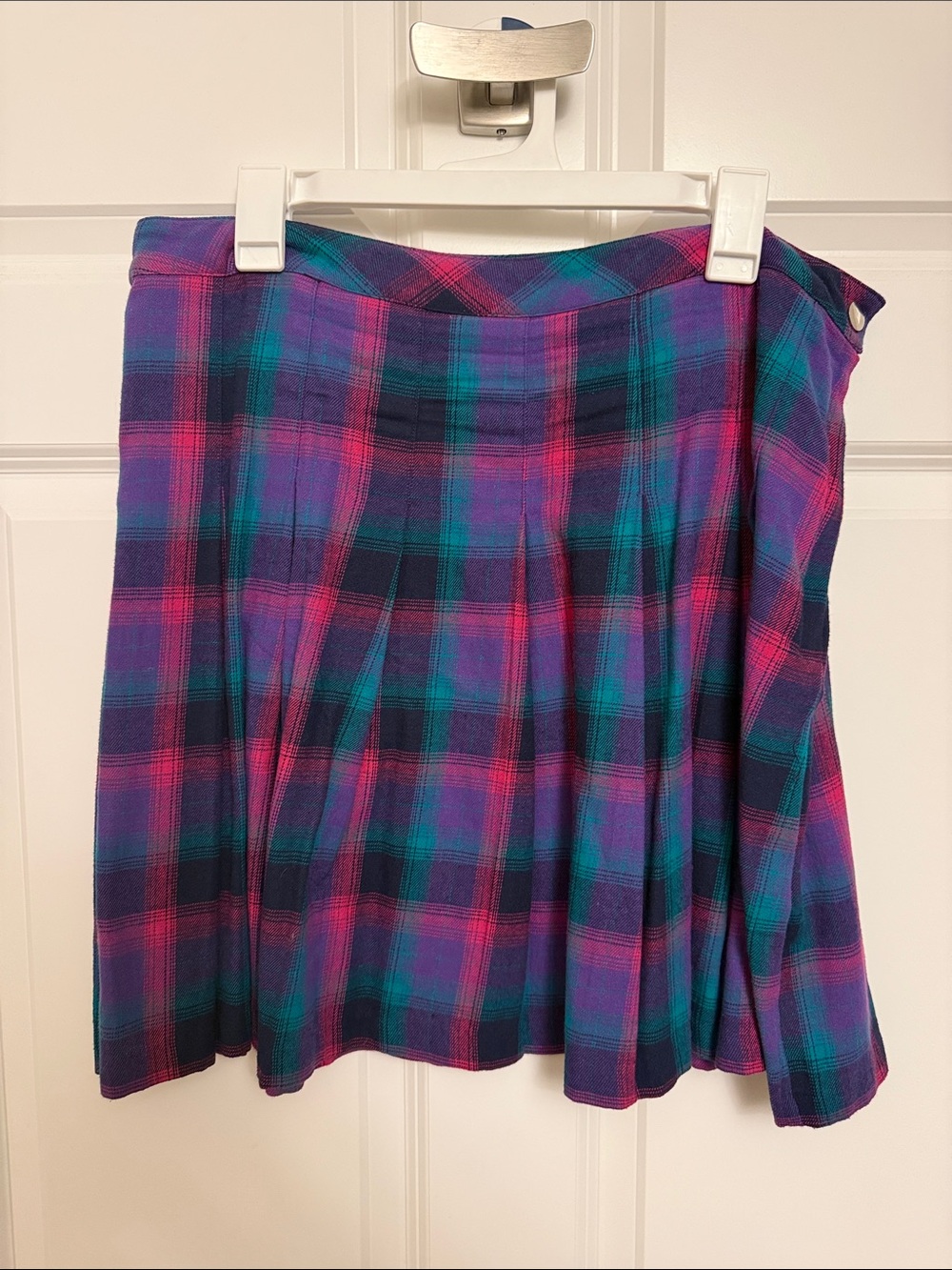 Blackmilk Purple Tartan Flannel Skirt